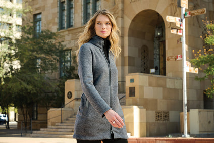 Port Authority® Women's Arc Sweater Fleece Long Jacket