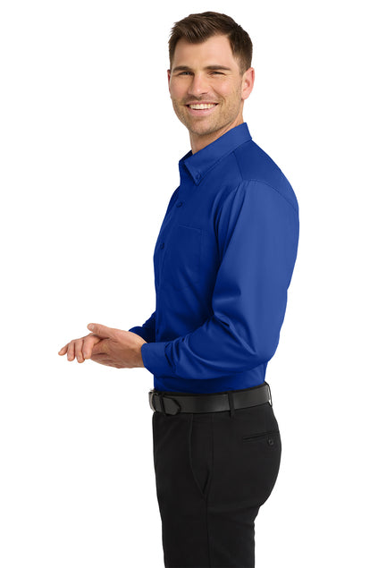 Port Authority® Long Sleeve Carefree Poplin Shirt