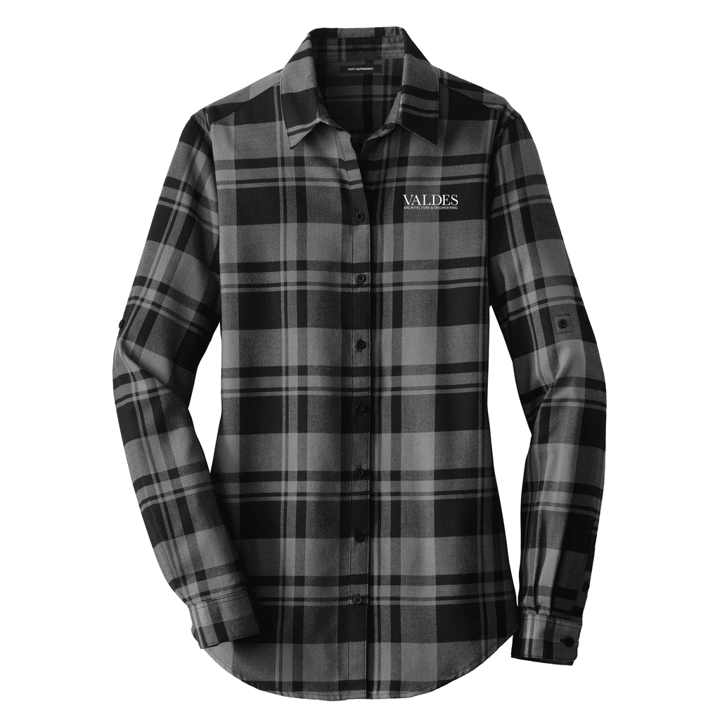 Port Authority® Women's Plaid Flannel Tunic