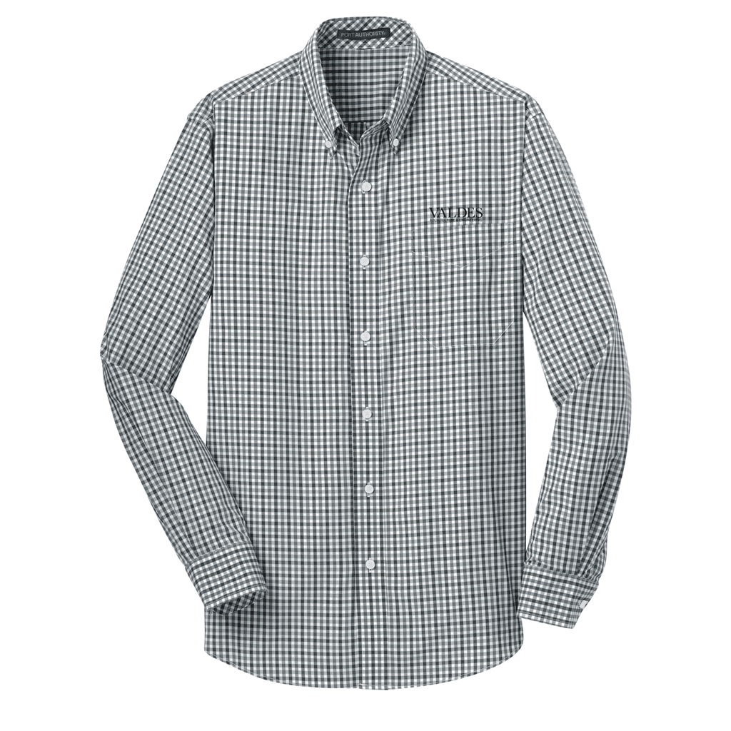 Port Authority® Long Sleeve Gingham Easy Care Shirt
