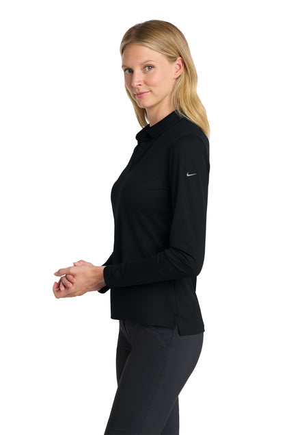 Nike Women's Dri-FIT Micro Pique 2.0 Long Sleeve Polo