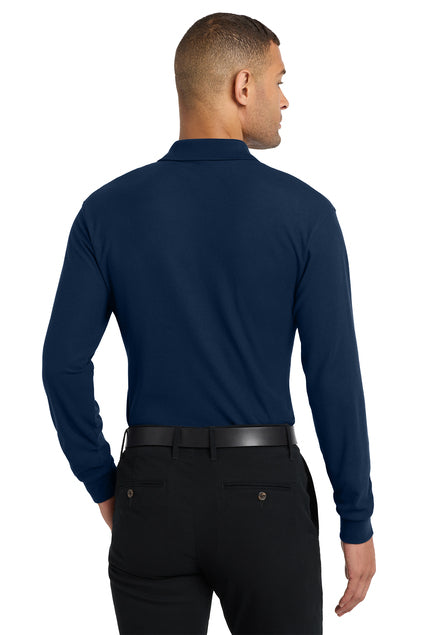 Port Authority® Silk Touch™ Long Sleeve Polo with Pocket