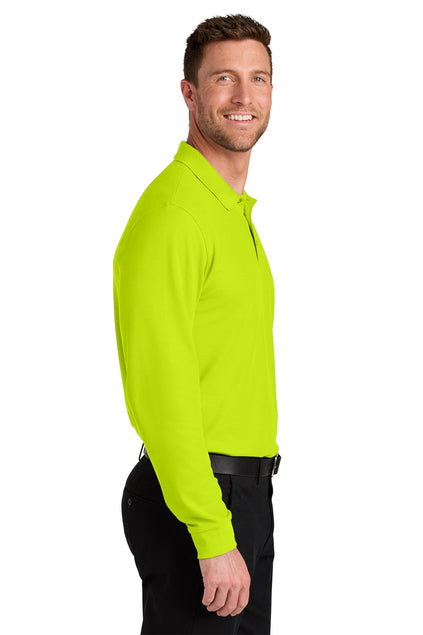 Port Authority® Wearever Signature Pique Long Sleeve Polo