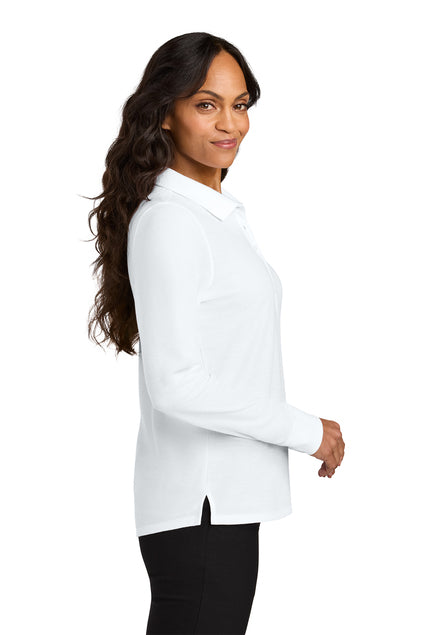 Port Authority® Women’s Wearever Signature Pique Long Sleeve Polo