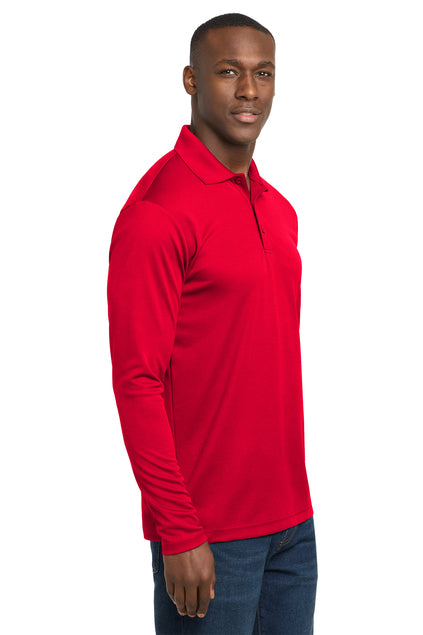 Sport-Tek ® PosiCharge ® RacerMesh ® Long Sleeve Polo