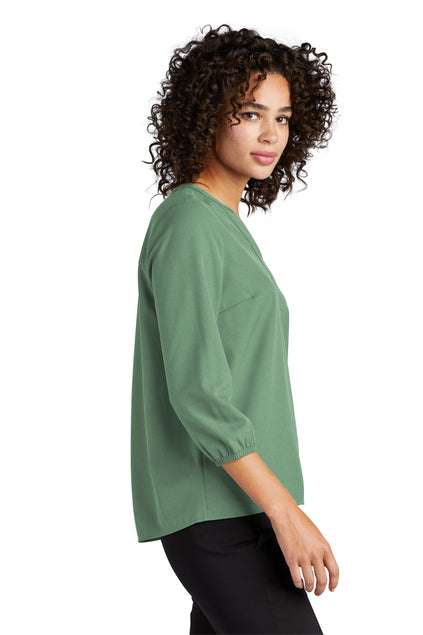 Mercer+Mettle® Women's Stretch Crepe 3/4-Sleeve Blouse