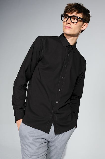 Mercer+Mettle® Long Sleeve Stretch Woven Shirt