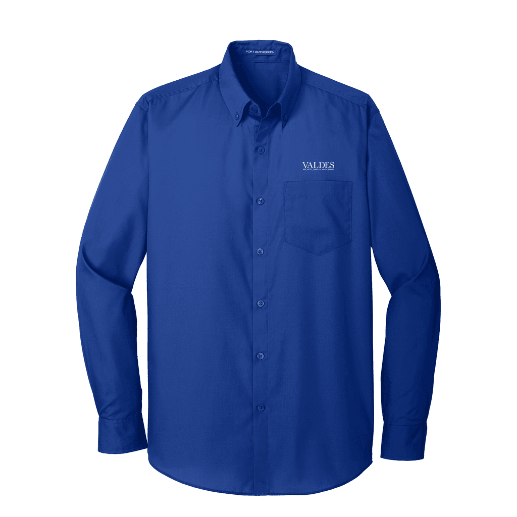 Port Authority® Long Sleeve Carefree Poplin Shirt