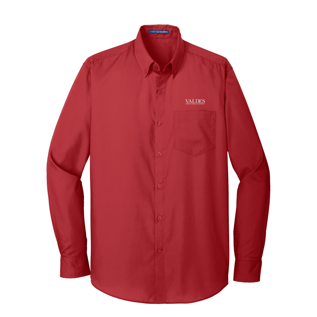 Port Authority® Long Sleeve Carefree Poplin Shirt