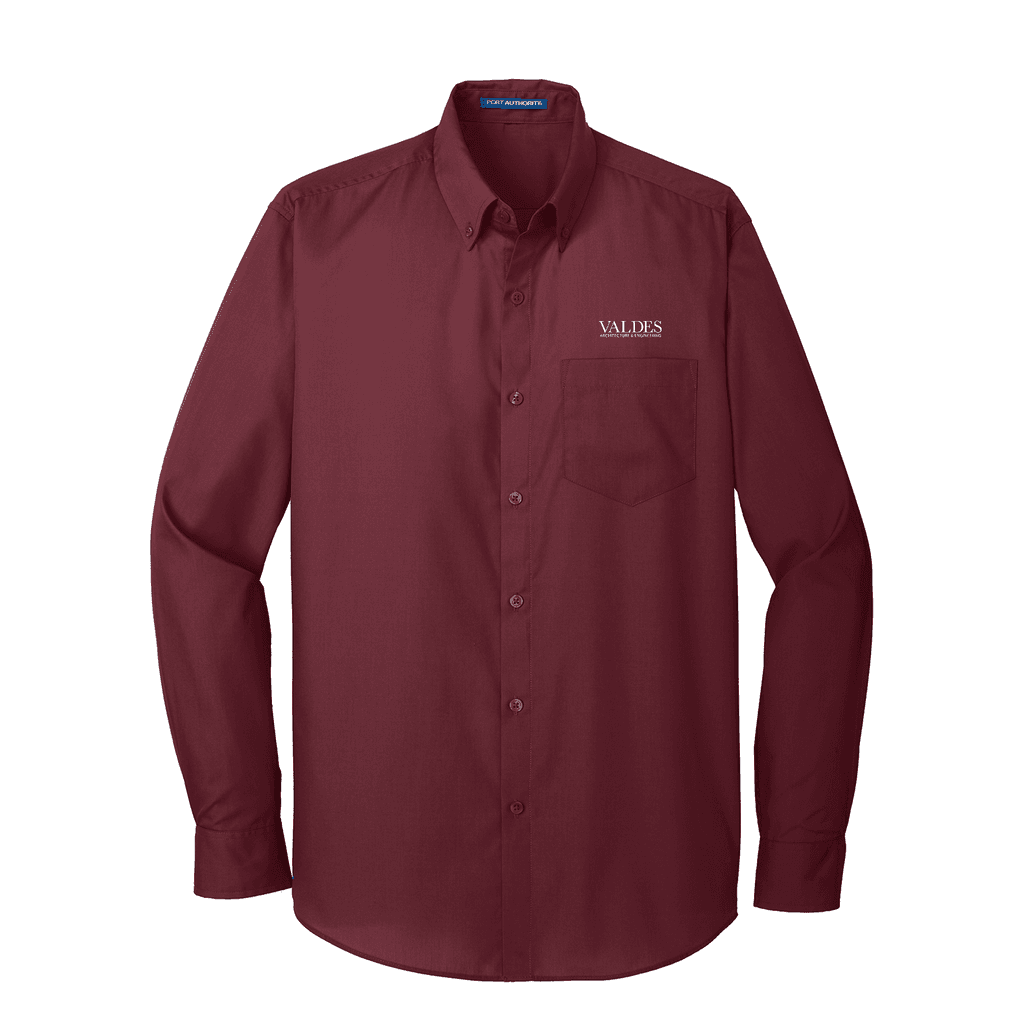 Port Authority® Long Sleeve Carefree Poplin Shirt