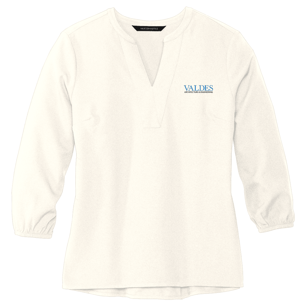 Mercer+Mettle® Women's Stretch Crepe 3/4-Sleeve Blouse