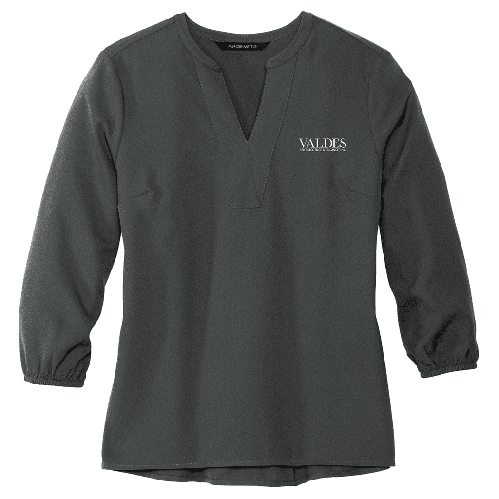 Mercer+Mettle® Women's Stretch Crepe 3/4-Sleeve Blouse