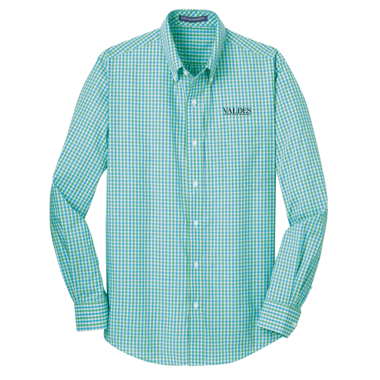 Port Authority® Long Sleeve Gingham Easy Care Shirt