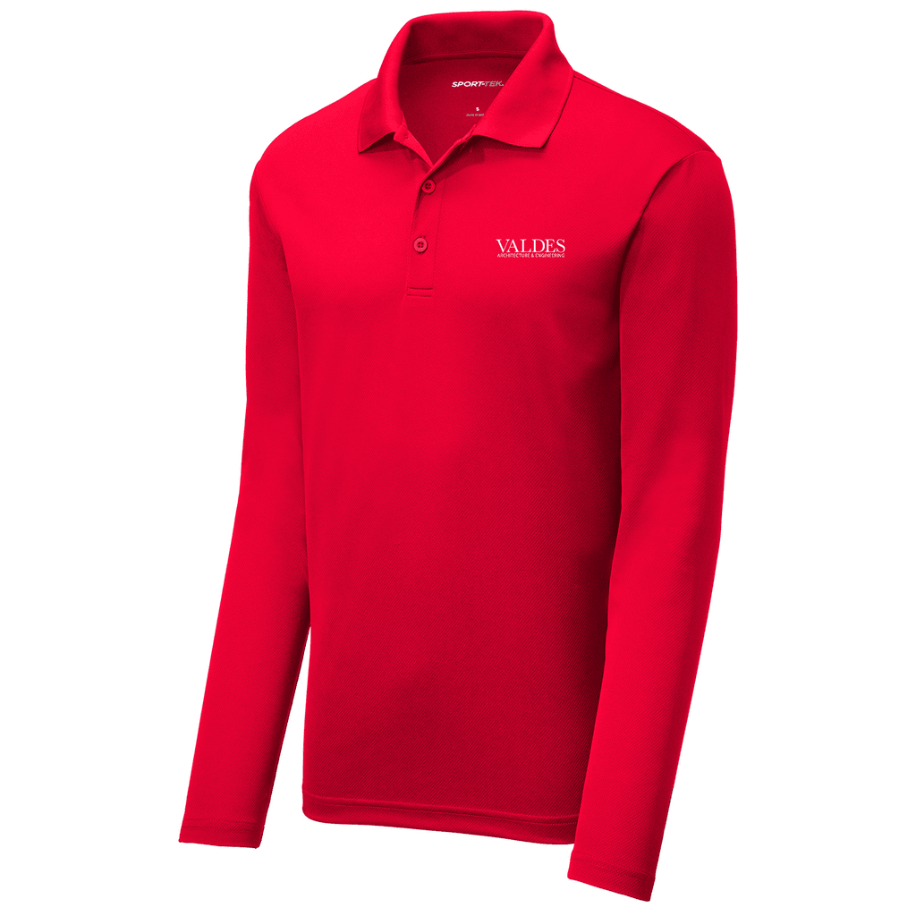 Sport-Tek ® PosiCharge ® RacerMesh ® Long Sleeve Polo