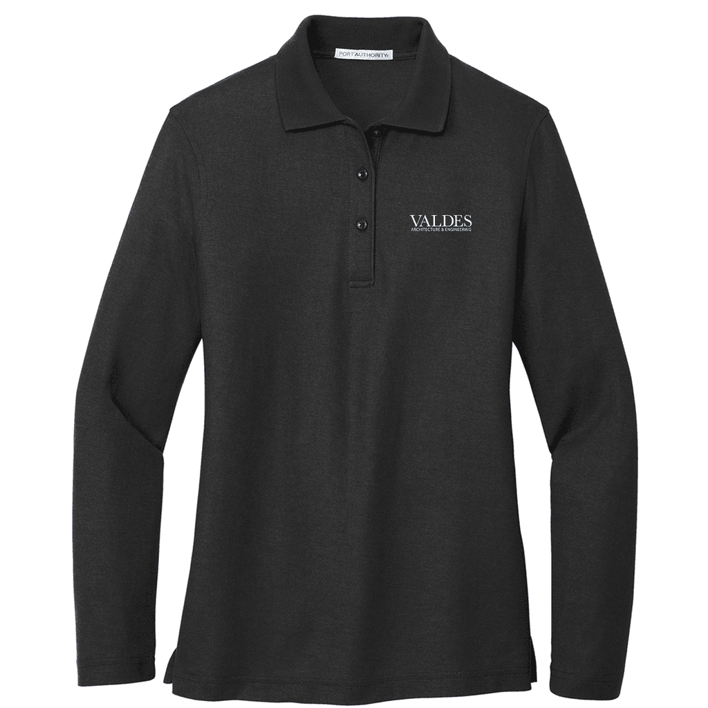 Port Authority® Women's Silk Touch™ Long Sleeve Polo
