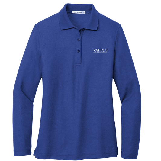 Port Authority® Women's Silk Touch™ Long Sleeve Polo