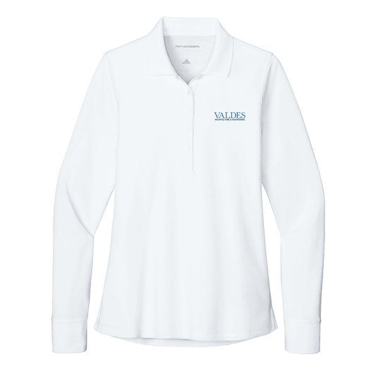 Port Authority® Women’s Wearever Signature Pique Long Sleeve Polo