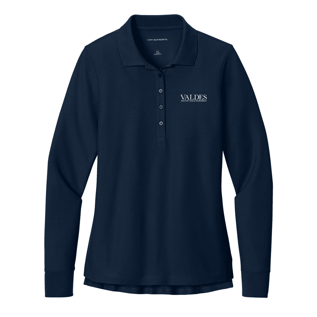 Port Authority® Women’s Wearever Signature Pique Long Sleeve Polo