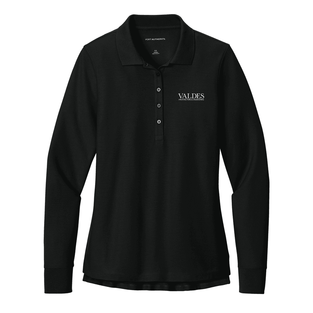 Port Authority® Women’s Wearever Signature Pique Long Sleeve Polo
