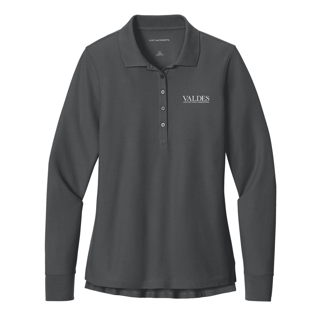 Port Authority® Women’s Wearever Signature Pique Long Sleeve Polo