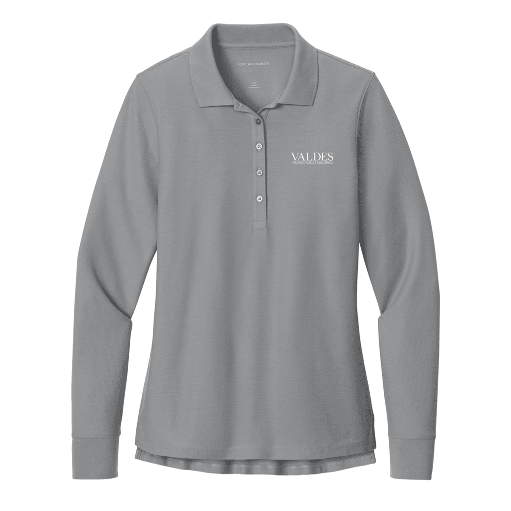 Port Authority® Women’s Wearever Signature Pique Long Sleeve Polo