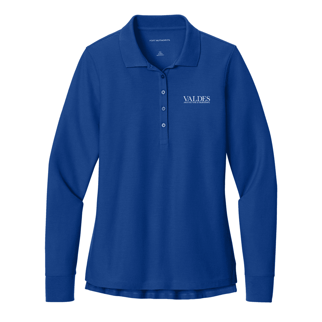 Port Authority® Women’s Wearever Signature Pique Long Sleeve Polo