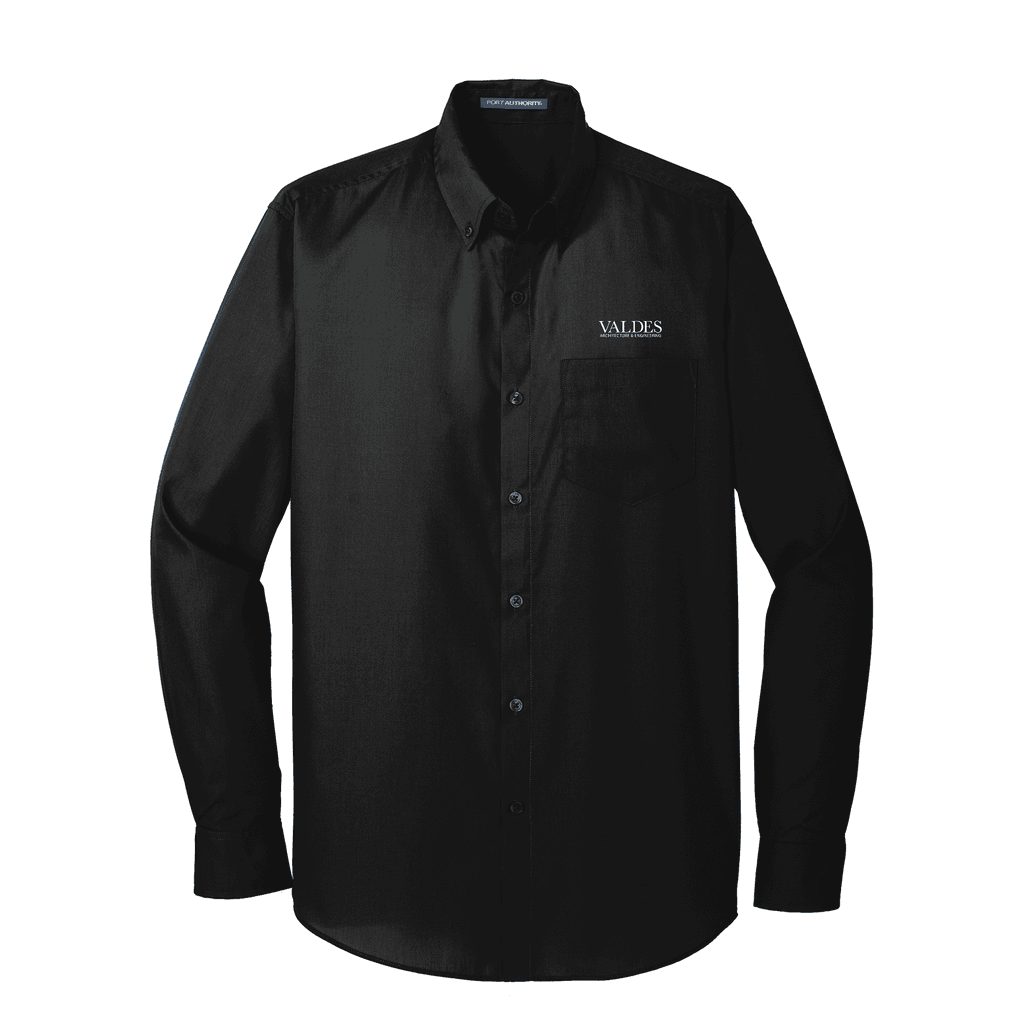 Port Authority® Long Sleeve Carefree Poplin Shirt