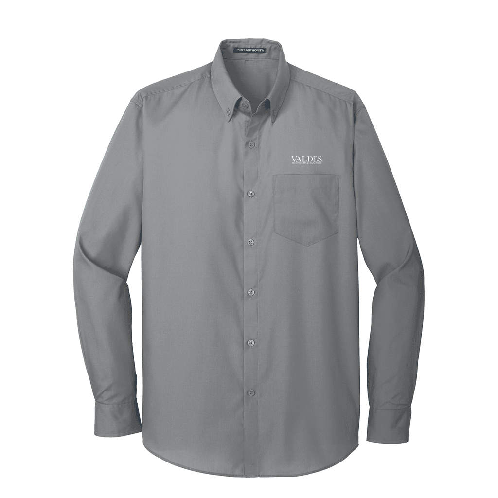 Port Authority® Long Sleeve Carefree Poplin Shirt