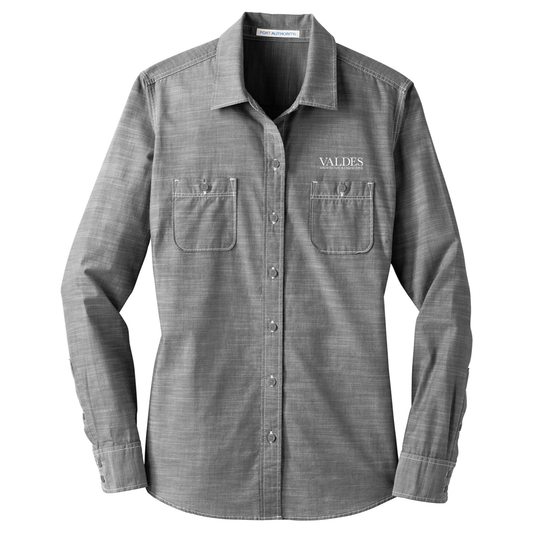 Port Authority® Women's Slub Chambray Shirt