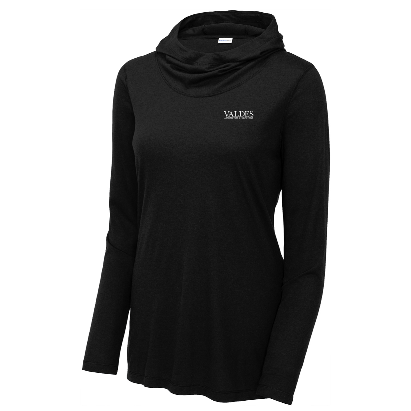 Sport-Tek® Women's PosiCharge® Tri-Blend Wicking Long Sleeve Hoodie