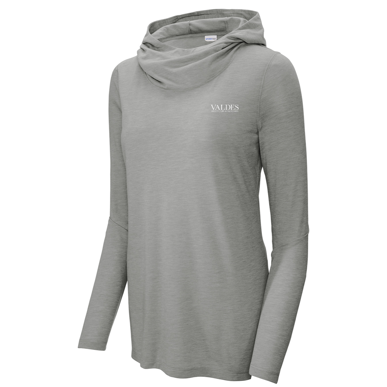 Sport-Tek® Women's PosiCharge® Tri-Blend Wicking Long Sleeve Hoodie