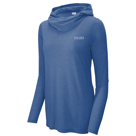Sport-Tek® Women's PosiCharge® Tri-Blend Wicking Long Sleeve Hoodie